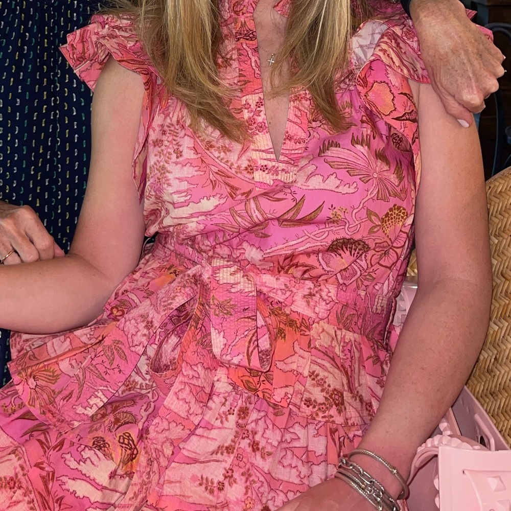 Pink Ulla Johnson Dress. Worn once.